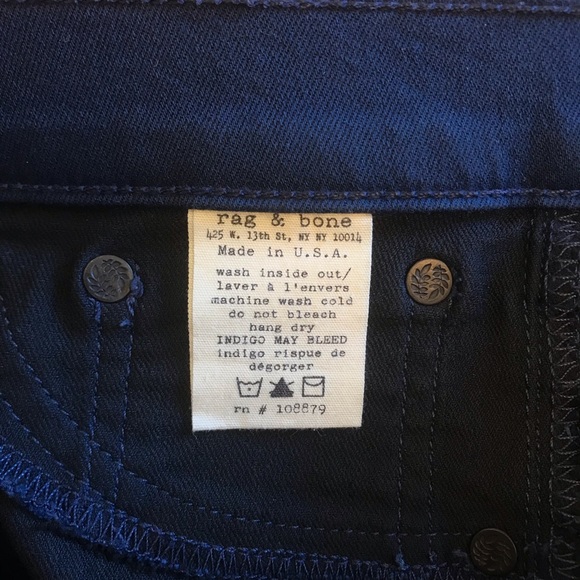 NEW Rag and Bone Jeans/Leggings Cadet Blue Size 29 - Picture 13 of 13